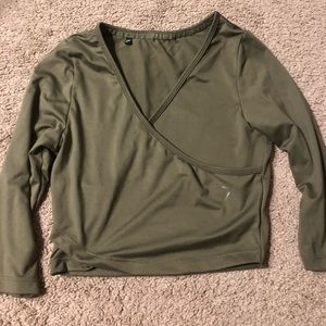 Gymshark 3/4 sleeve crop shirt